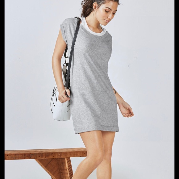 Fabletics Tasha GrayTerry Active  Dress - Picture 1 of 4